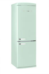 Classic Retro 12 cu. ft. Bottom Freezer Refrigerator in Summer Mint Green
