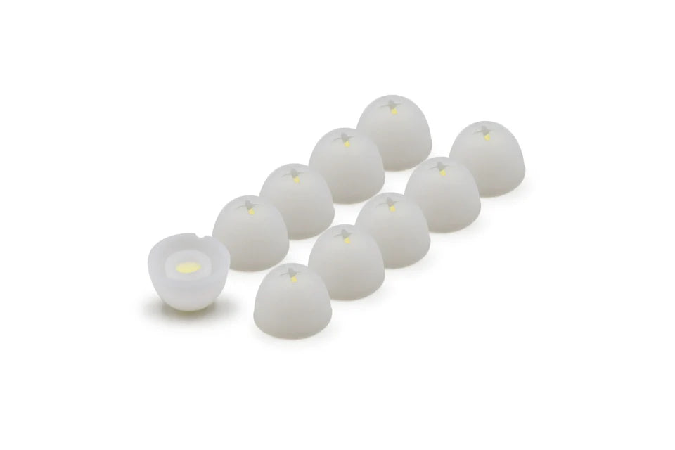 Eartips White Silicone (10pcs) for Set 840